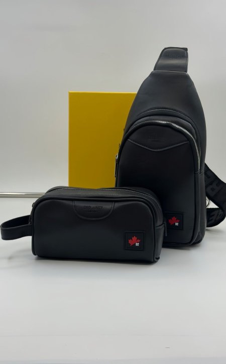 طقم رجالي شنطة يد وكتف من DSQUARED2  (ديسكوير)